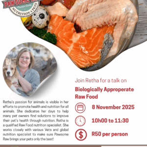 Holistic Hub Monthly Talk: Raw Feeding by Retha from Pawsome Raw
